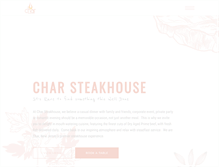 Tablet Screenshot of charsteakhouse.com